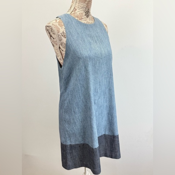 ALICE + OLIVIA Two-Tone Blue DORIS tank dress size 4 - Picture 10 of 14